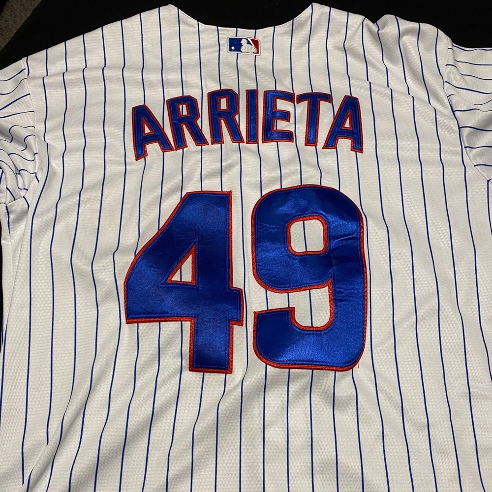 Authentic Cubs Arrieta  Jersey.